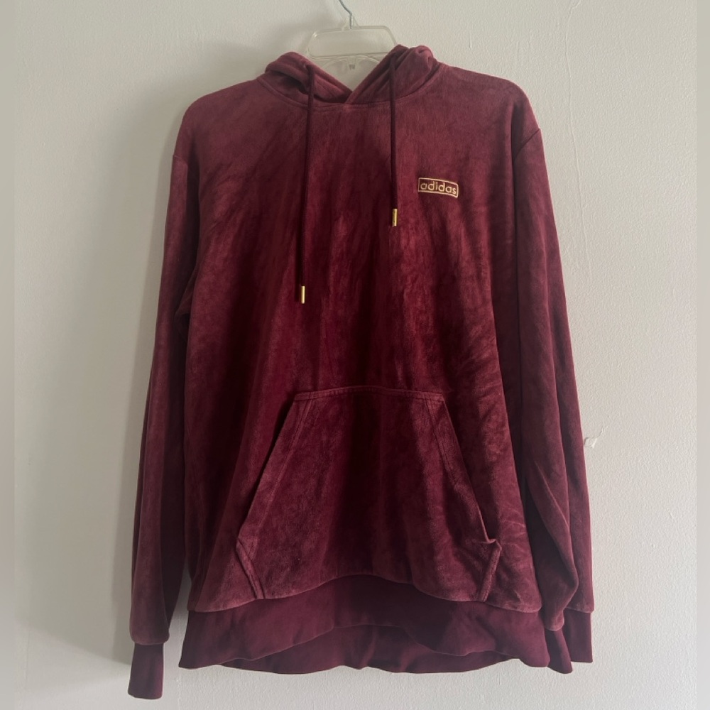 Velour Adidas Hoodie